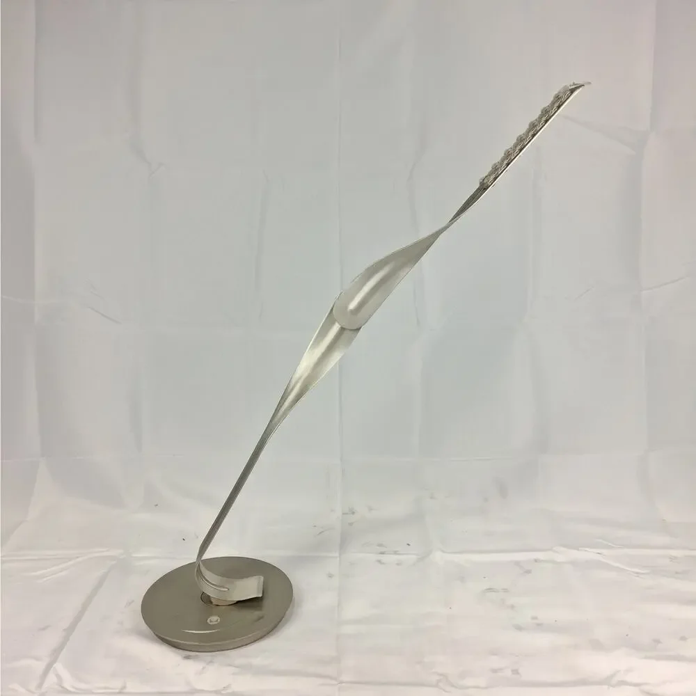 Herman Miller Leaf Personal LED Desk Lamp Silver Yves Behar Dimmable Table Light